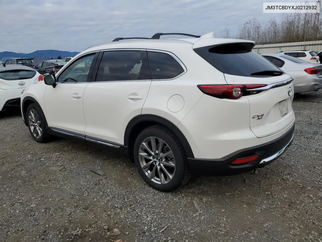 2018 Mazda Cx-9 Grand Touring VIN: JM3TCBDYXJ0212932 Lot: 79178814