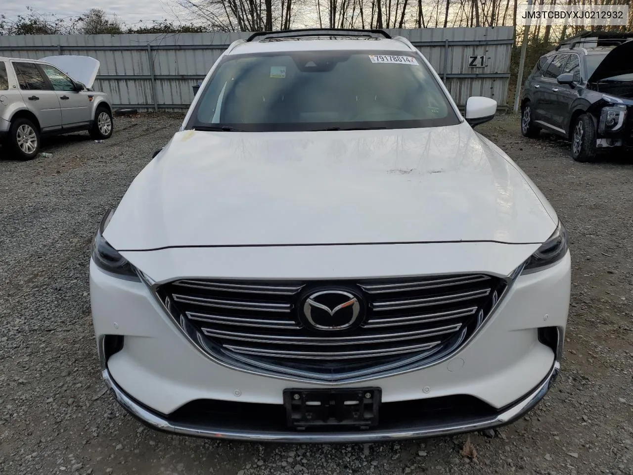 2018 Mazda Cx-9 Grand Touring VIN: JM3TCBDYXJ0212932 Lot: 79178814