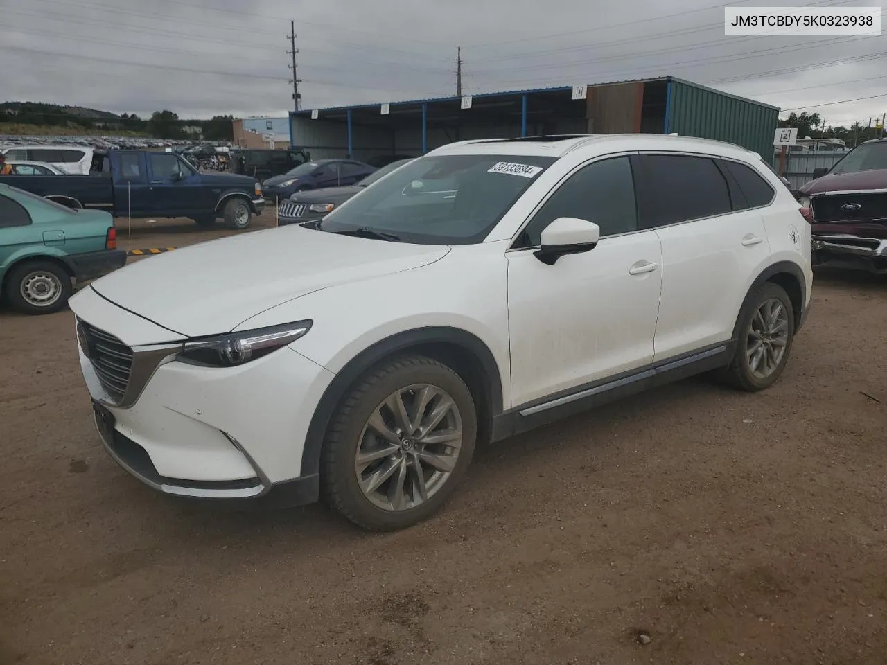 2019 Mazda Cx-9 Grand Touring VIN: JM3TCBDY5K0323938 Lot: 59133894