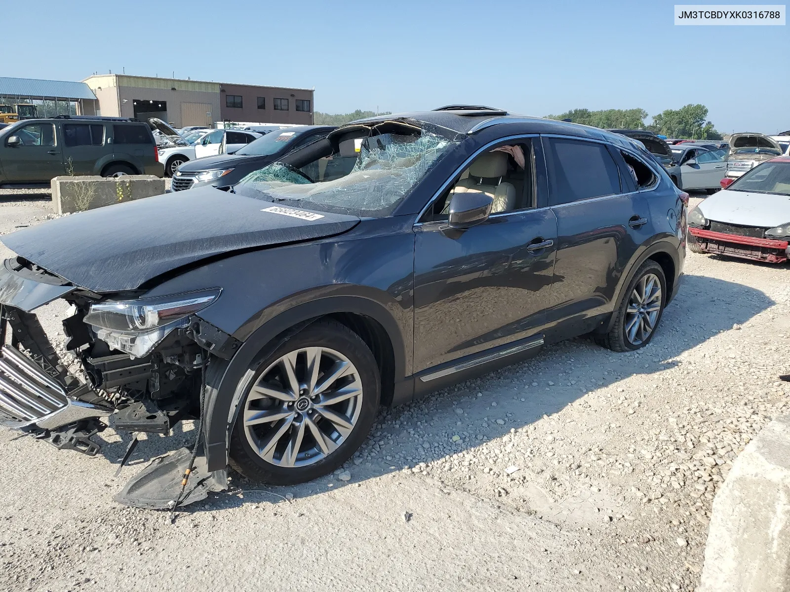 2019 Mazda Cx-9 Grand Touring VIN: JM3TCBDYXK0316788 Lot: 65823464