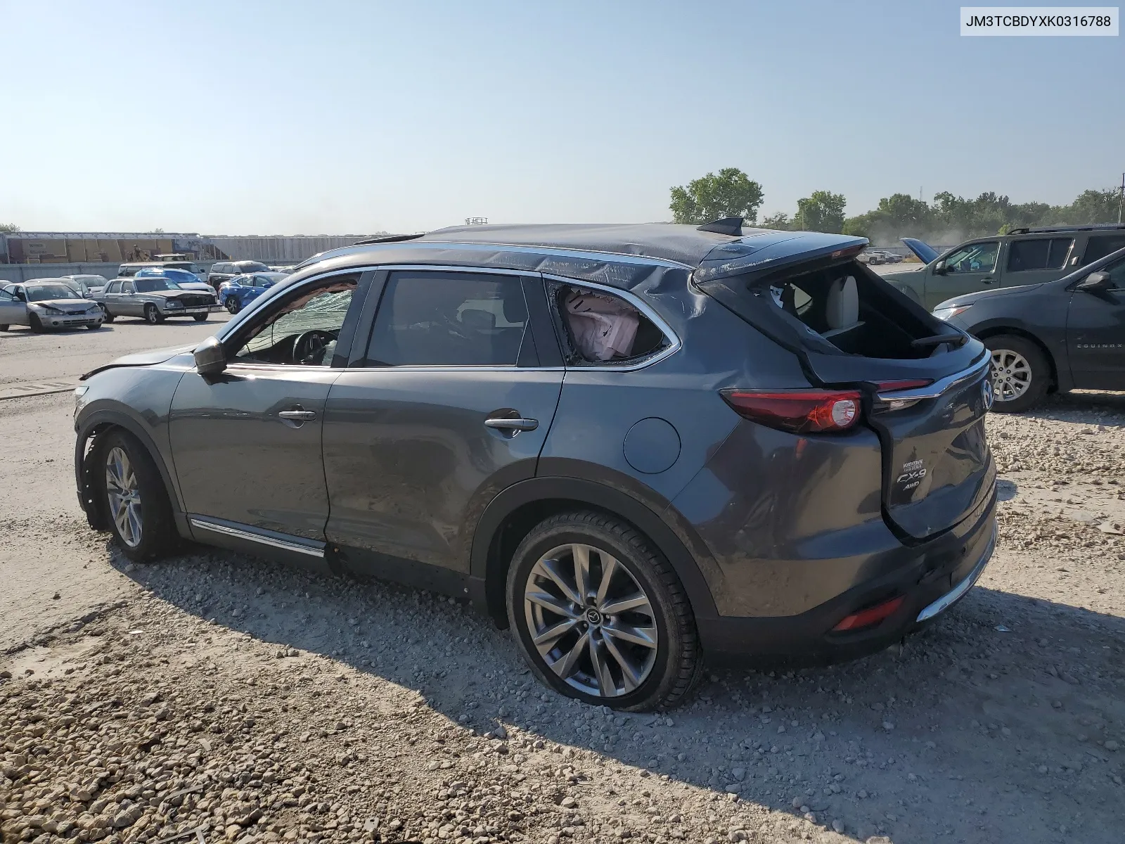 2019 Mazda Cx-9 Grand Touring VIN: JM3TCBDYXK0316788 Lot: 65823464