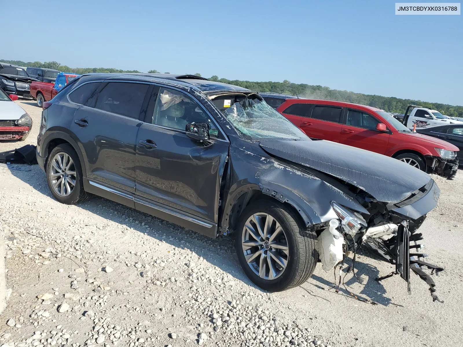 JM3TCBDYXK0316788 2019 Mazda Cx-9 Grand Touring