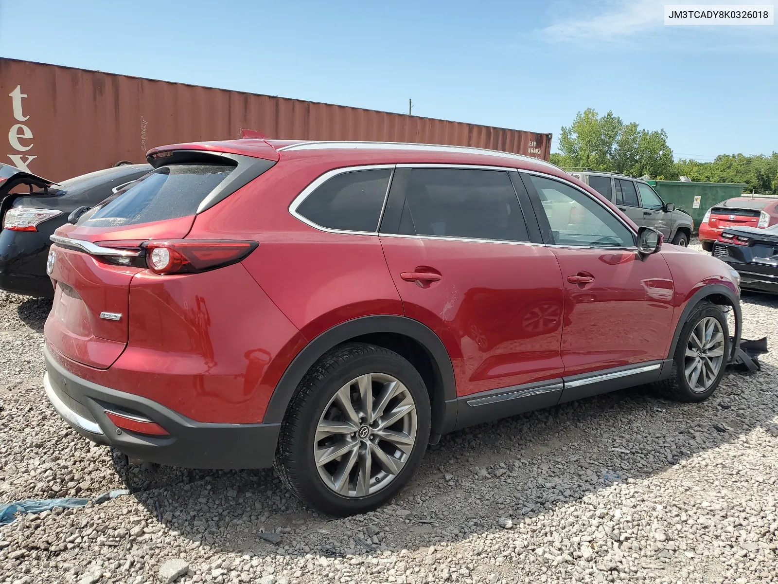 2019 Mazda Cx-9 Grand Touring VIN: JM3TCADY8K0326018 Lot: 66797154