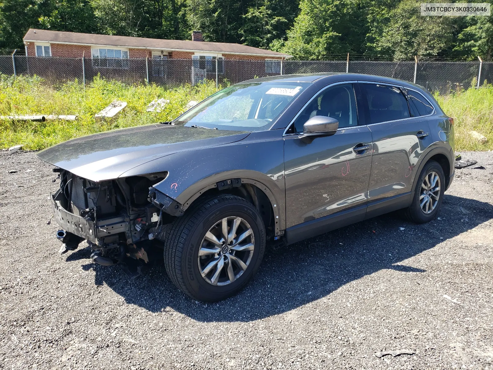 2019 Mazda Cx-9 Touring VIN: JM3TCBCY3K0330646 Lot: 67058604