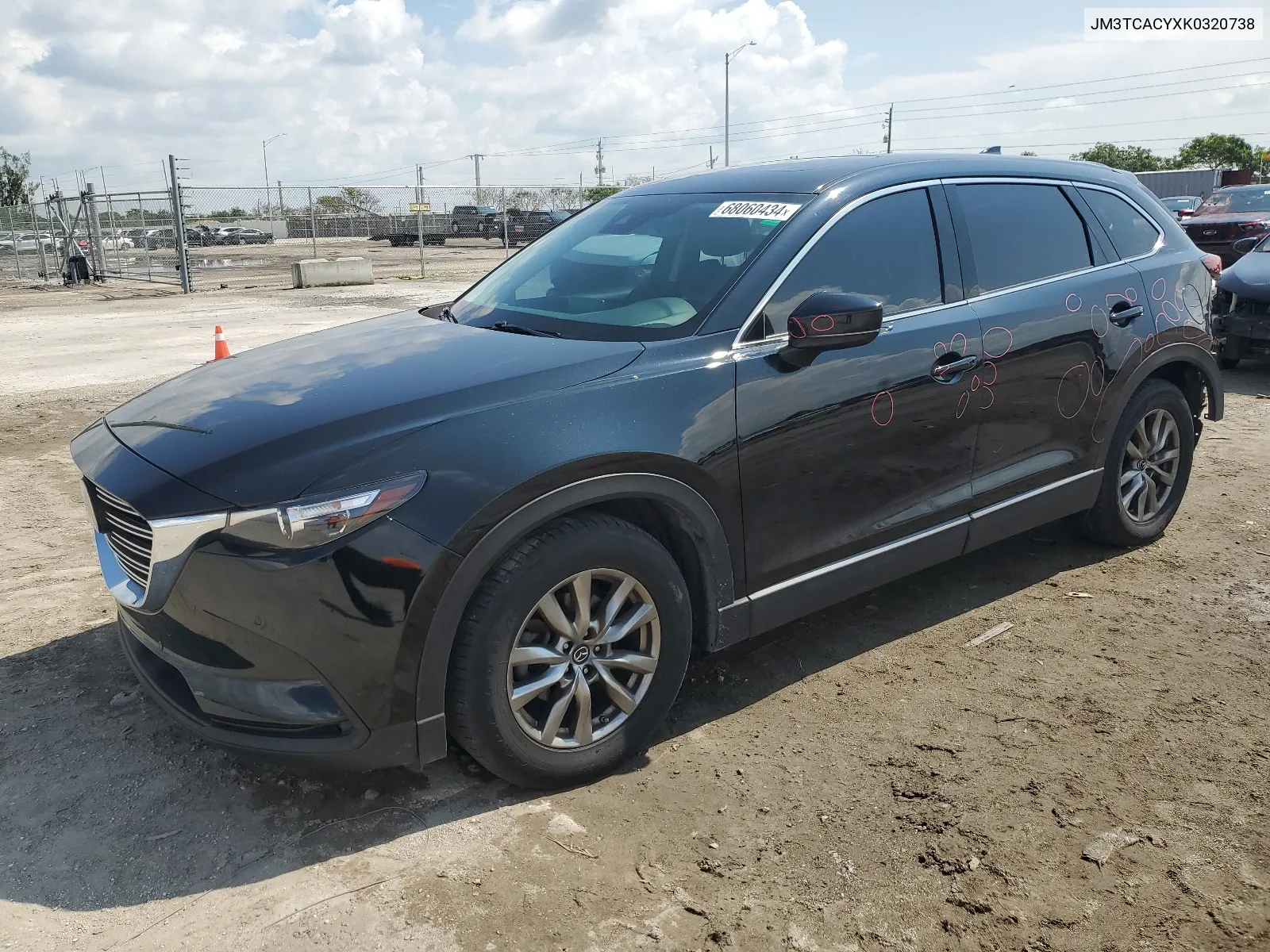 JM3TCACYXK0320738 2019 Mazda Cx-9 Touring