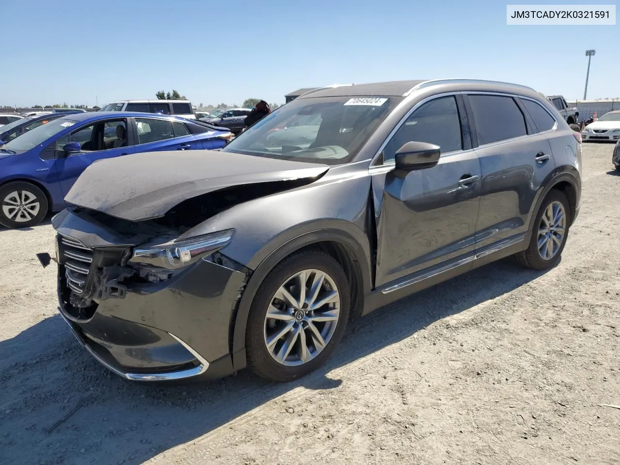 2019 Mazda Cx-9 Grand Touring VIN: JM3TCADY2K0321591 Lot: 70645024