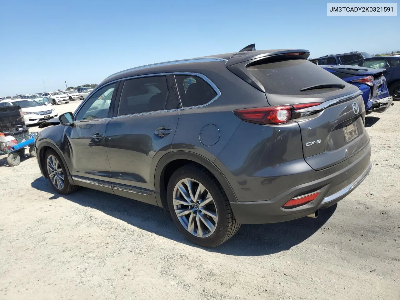 2019 Mazda Cx-9 Grand Touring VIN: JM3TCADY2K0321591 Lot: 70645024