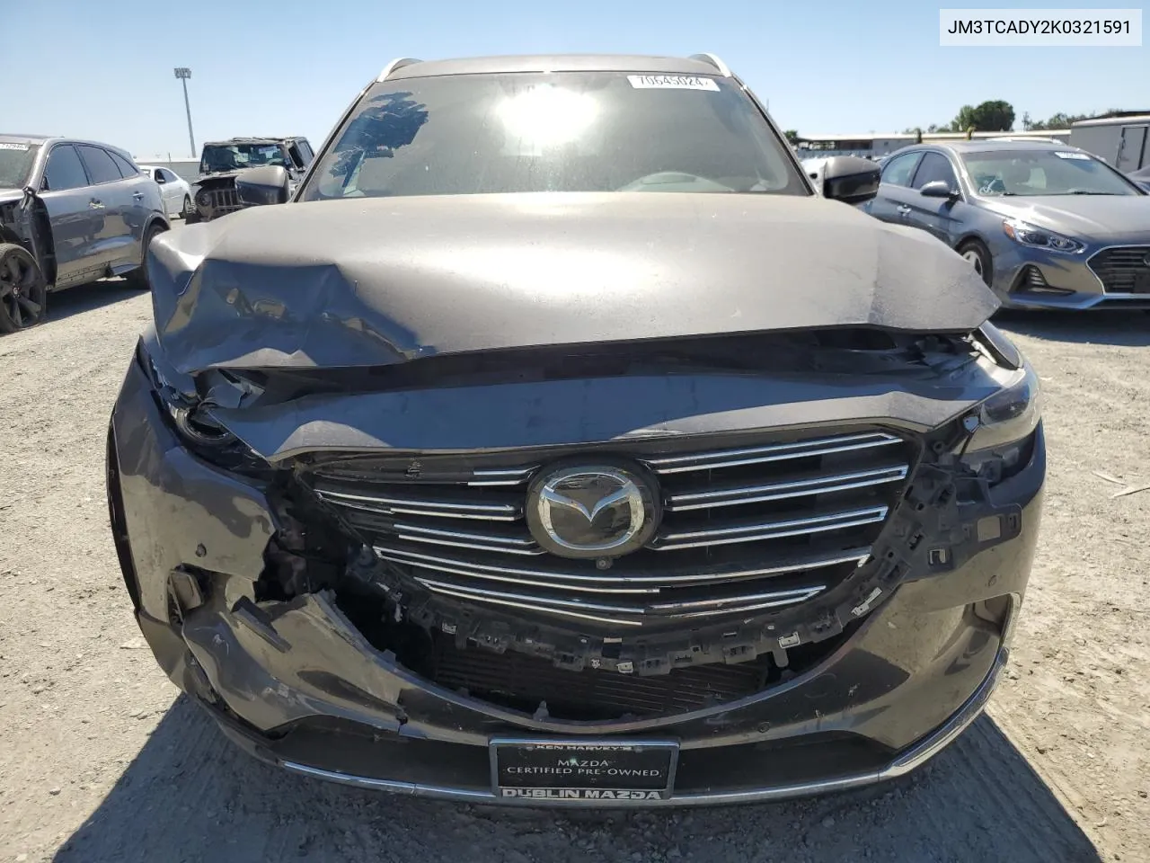 2019 Mazda Cx-9 Grand Touring VIN: JM3TCADY2K0321591 Lot: 70645024