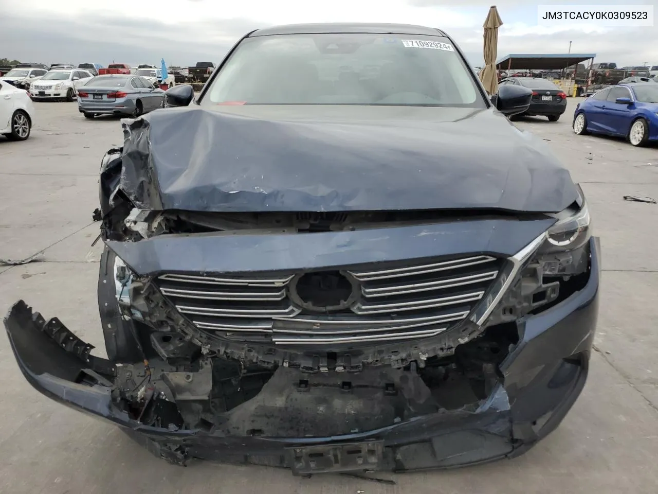 JM3TCACY0K0309523 2019 Mazda Cx-9 Touring