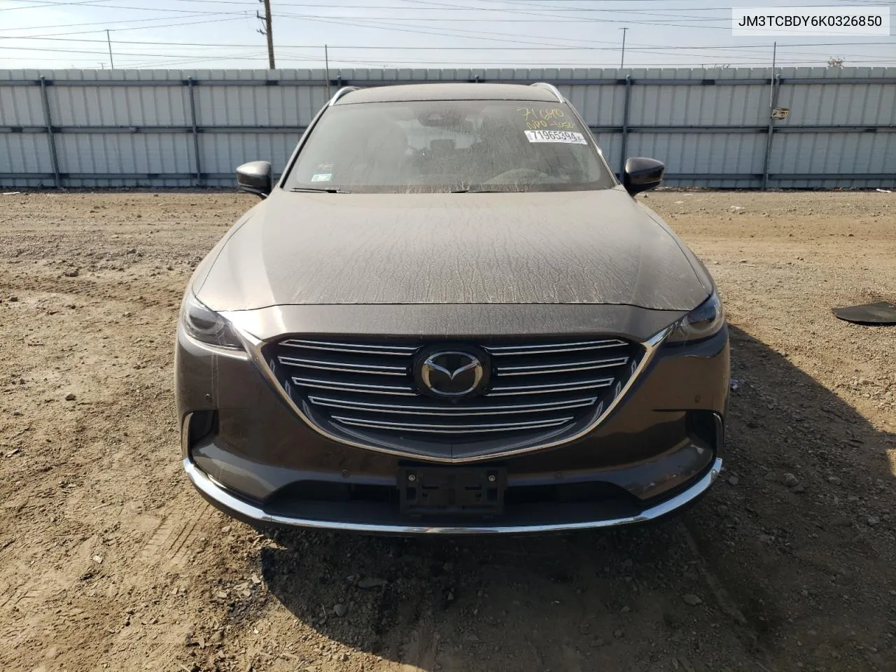 2019 Mazda Cx-9 Grand Touring VIN: JM3TCBDY6K0326850 Lot: 71965394