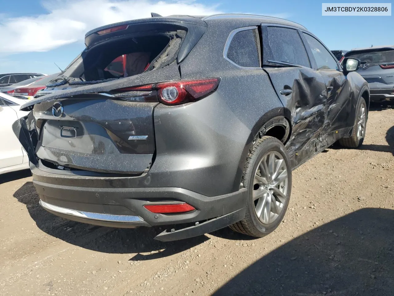 2019 Mazda Cx-9 Grand Touring VIN: JM3TCBDY2K0328806 Lot: 74286714