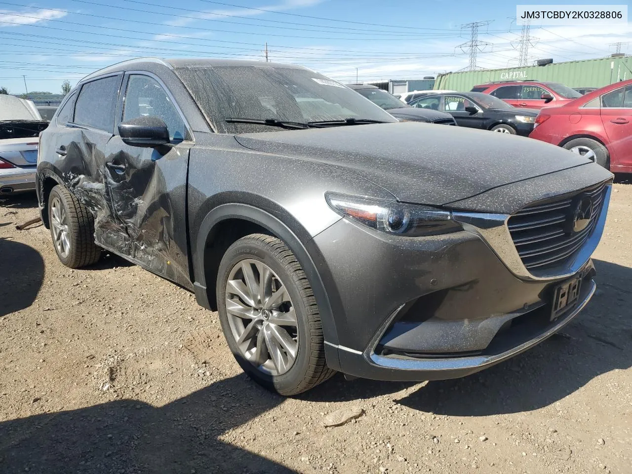 2019 Mazda Cx-9 Grand Touring VIN: JM3TCBDY2K0328806 Lot: 74286714