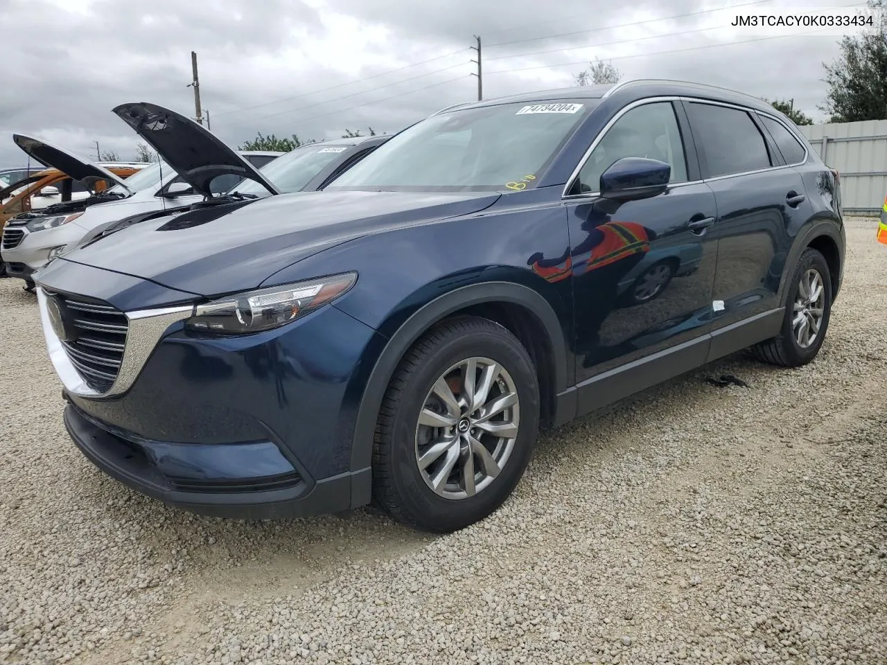 JM3TCACY0K0333434 2019 Mazda Cx-9 Touring