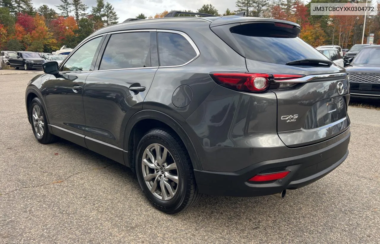 2019 Mazda Cx-9 Touring VIN: JM3TCBCYXK0304772 Lot: 76575904