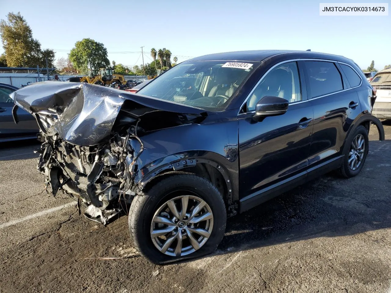 JM3TCACY0K0314673 2019 Mazda Cx-9 Touring