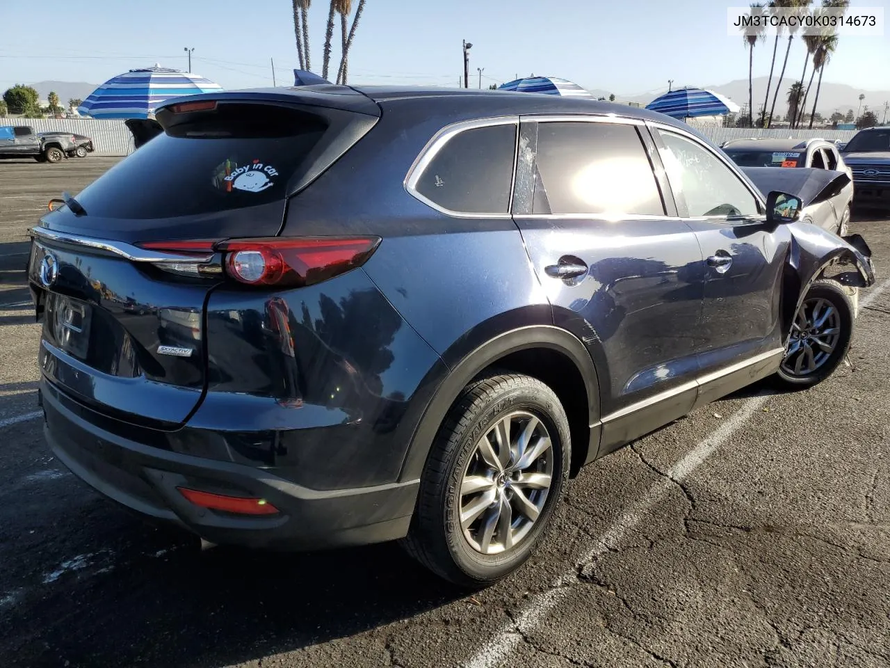 2019 Mazda Cx-9 Touring VIN: JM3TCACY0K0314673 Lot: 76905924