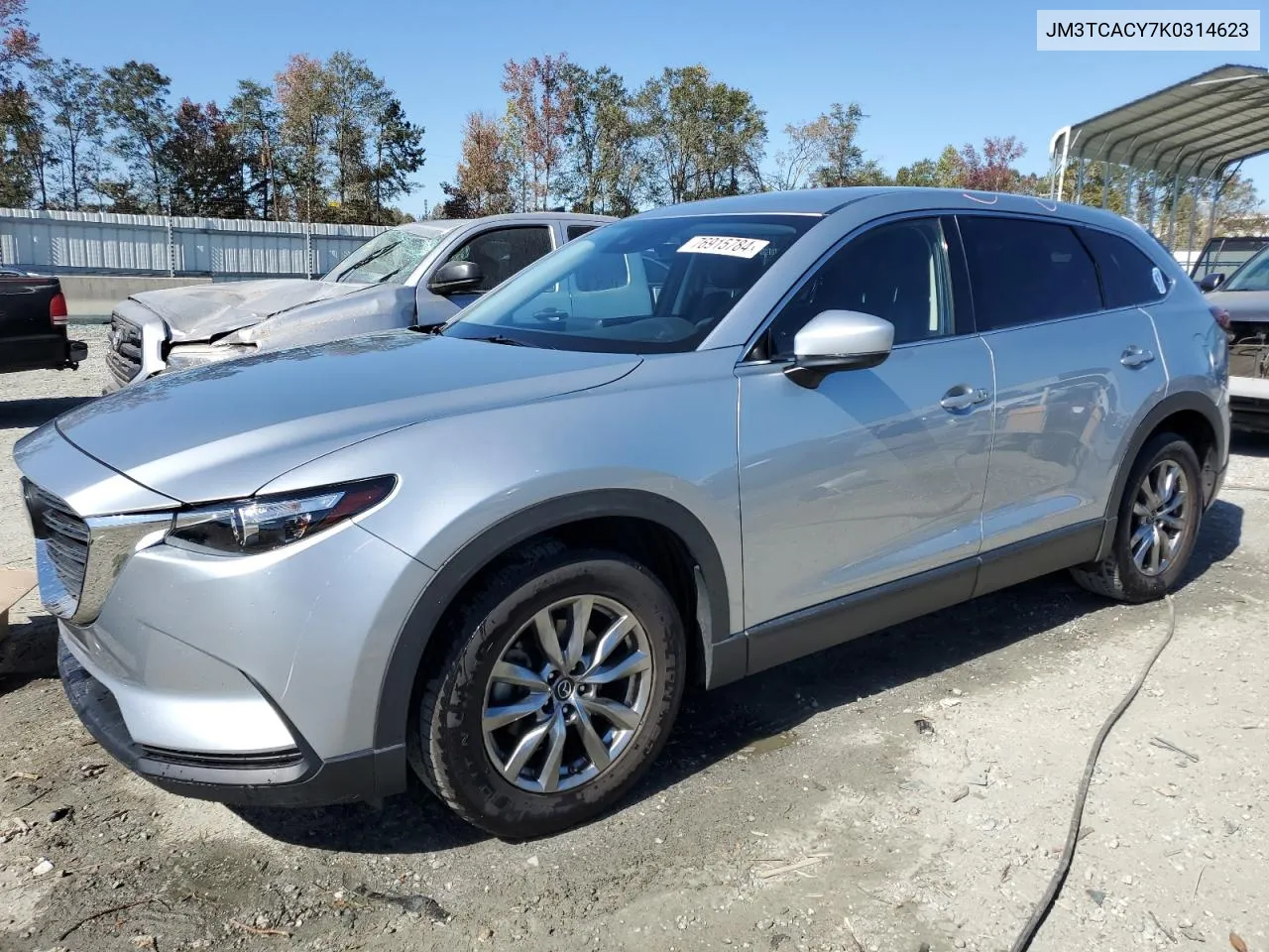 JM3TCACY7K0314623 2019 Mazda Cx-9 Touring