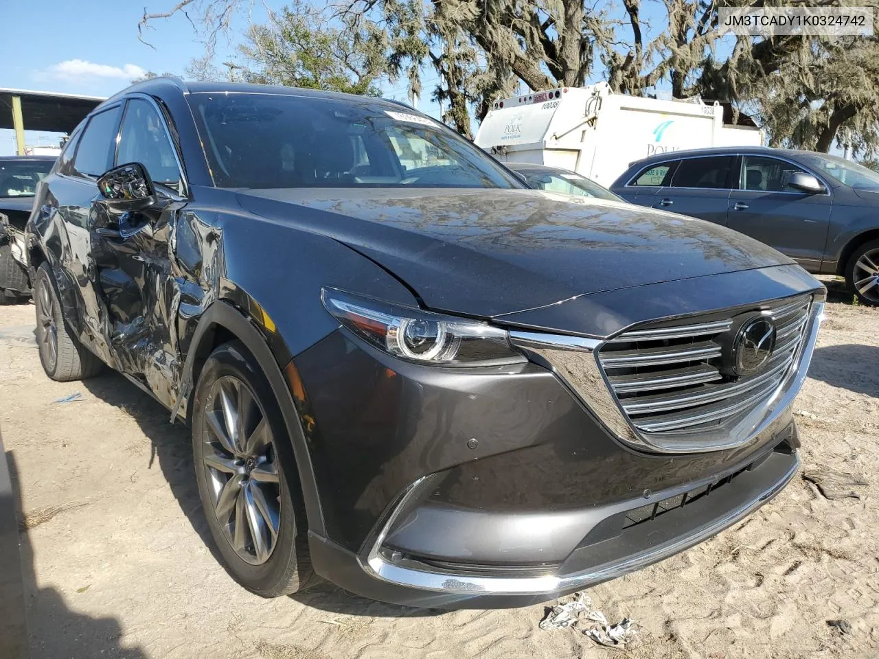 2019 Mazda Cx-9 Grand Touring VIN: JM3TCADY1K0324742 Lot: 76966424