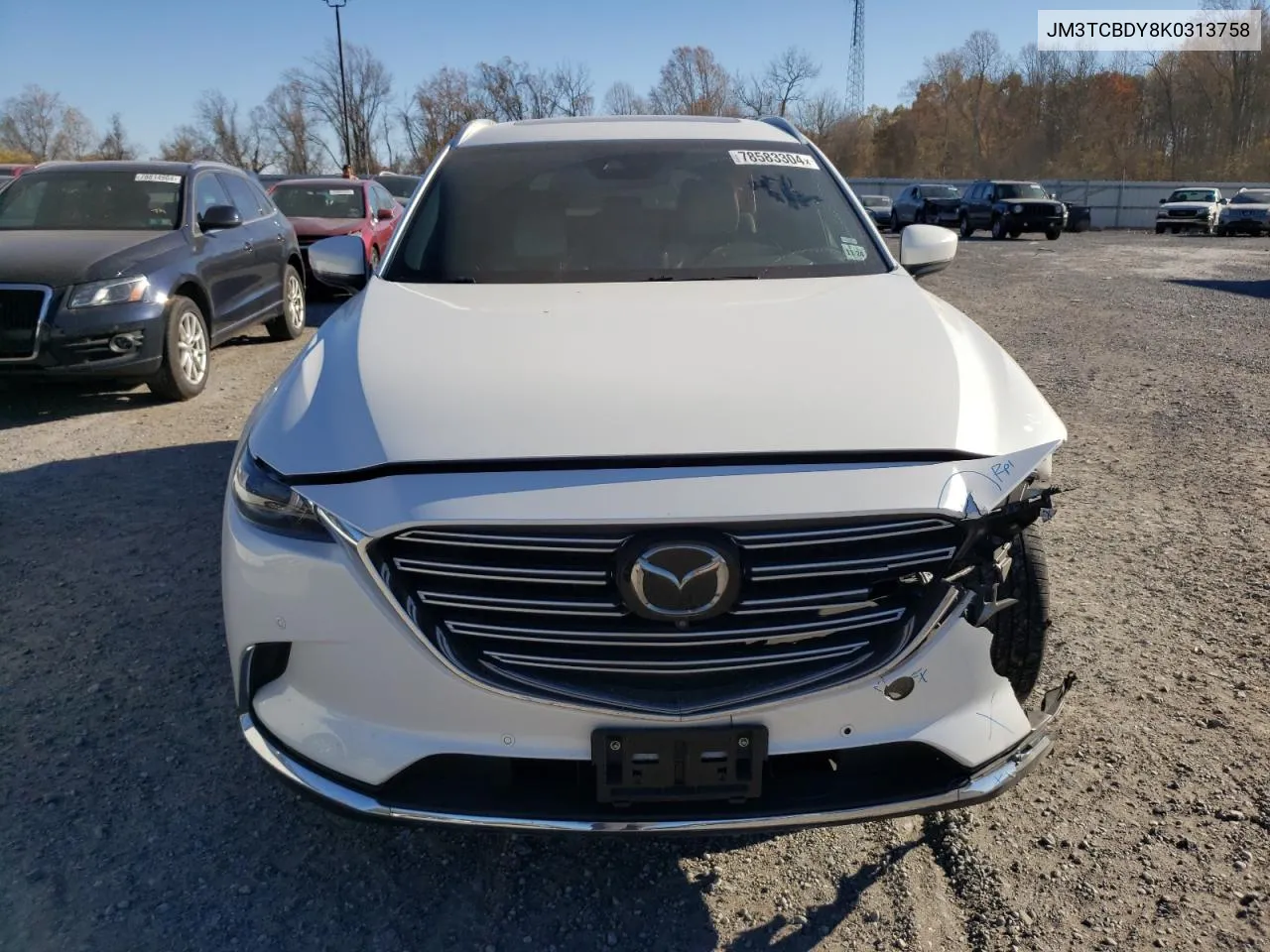 2019 Mazda Cx-9 Grand Touring VIN: JM3TCBDY8K0313758 Lot: 78583304