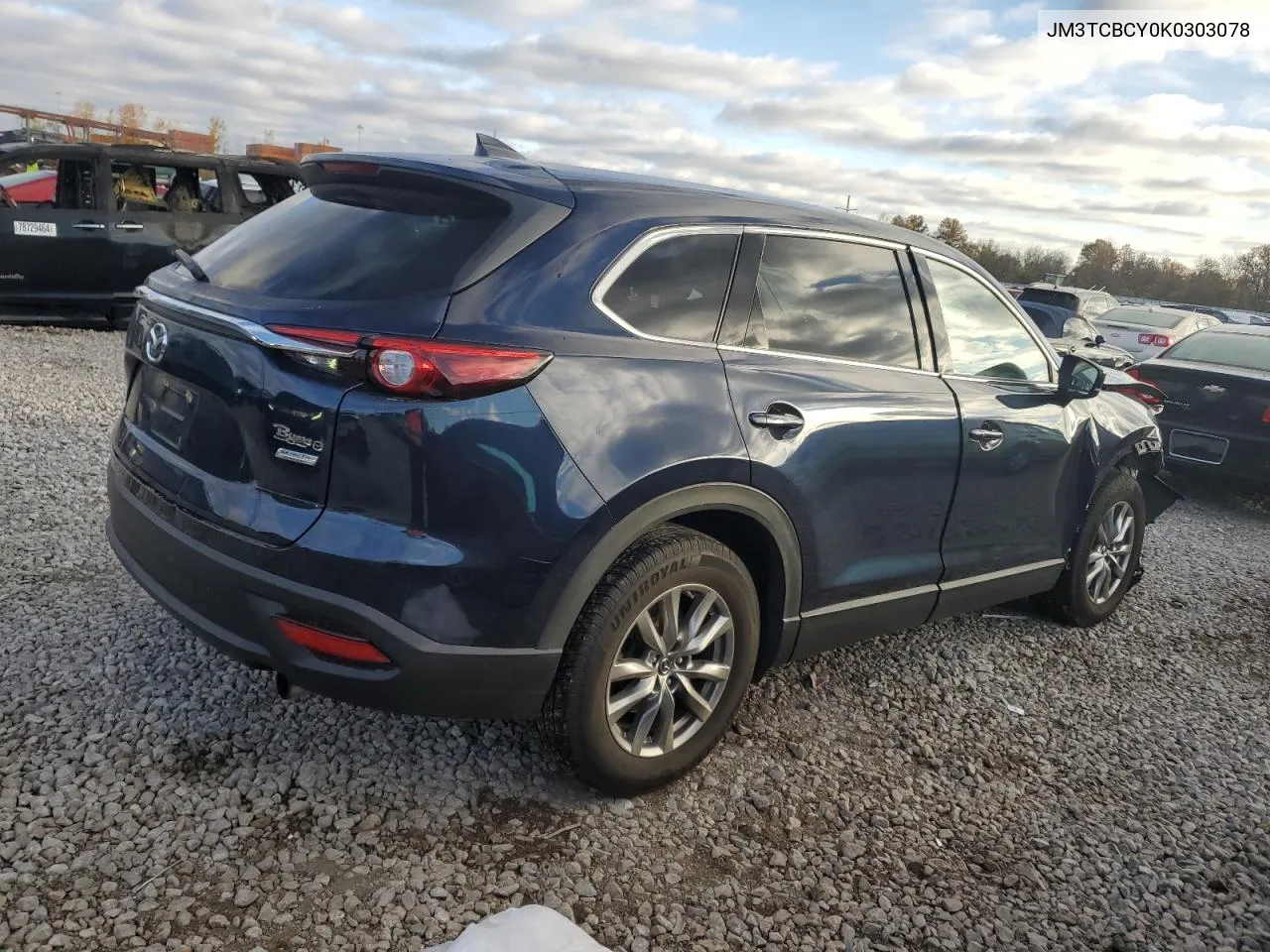 2019 Mazda Cx-9 Touring VIN: JM3TCBCY0K0303078 Lot: 78606764