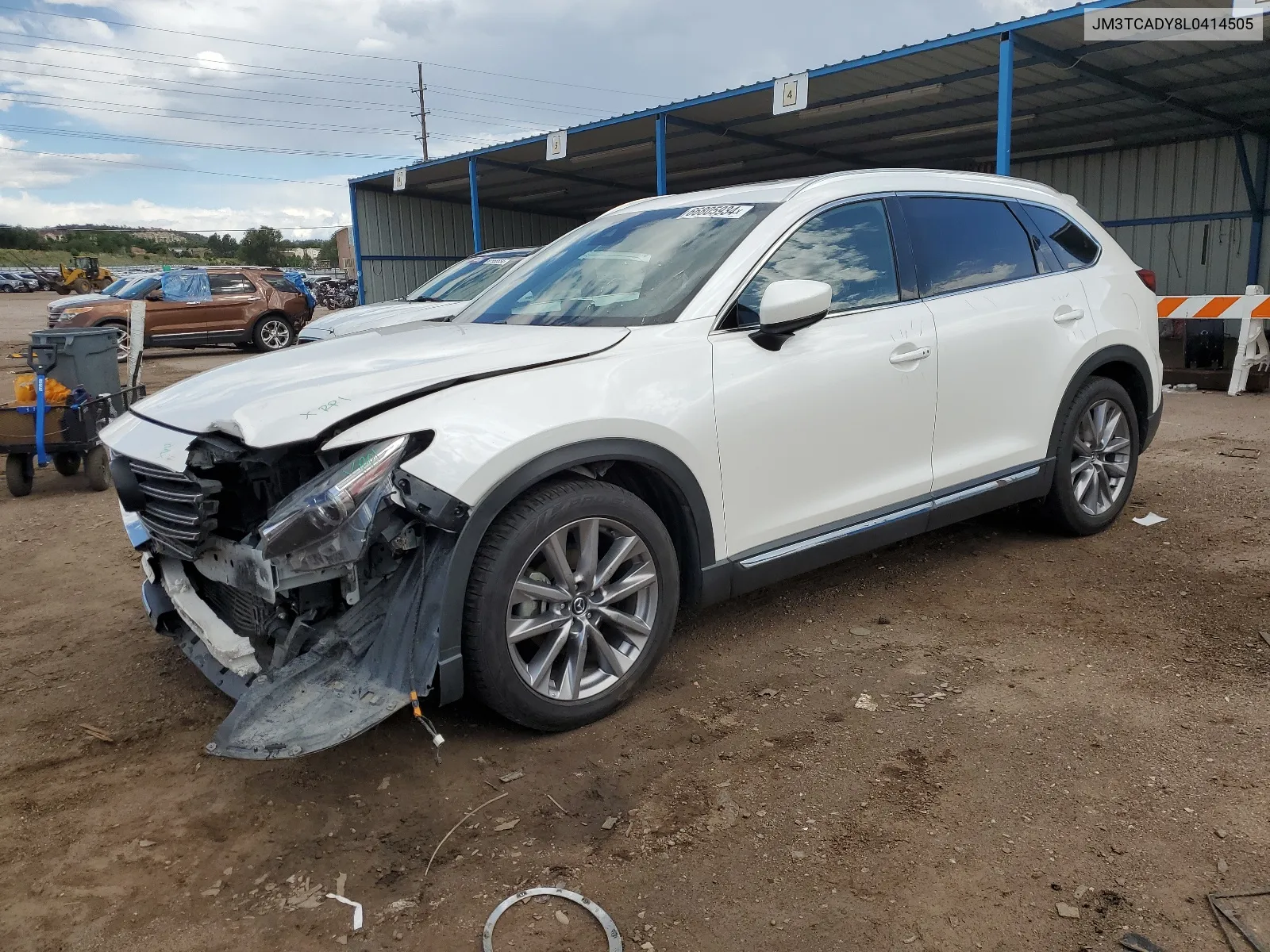 2020 Mazda Cx-9 Grand Touring VIN: JM3TCADY8L0414505 Lot: 66805934