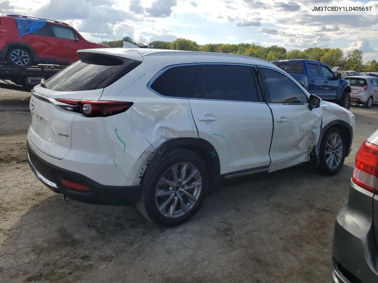 2020 Mazda Cx-9 Grand Touring VIN: JM3TCBDY1L0405697 Lot: 72993724