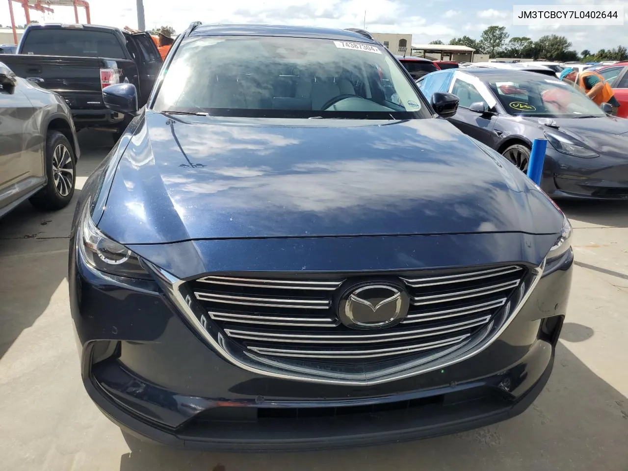 2020 Mazda Cx-9 Touring VIN: JM3TCBCY7L0402644 Lot: 74387304