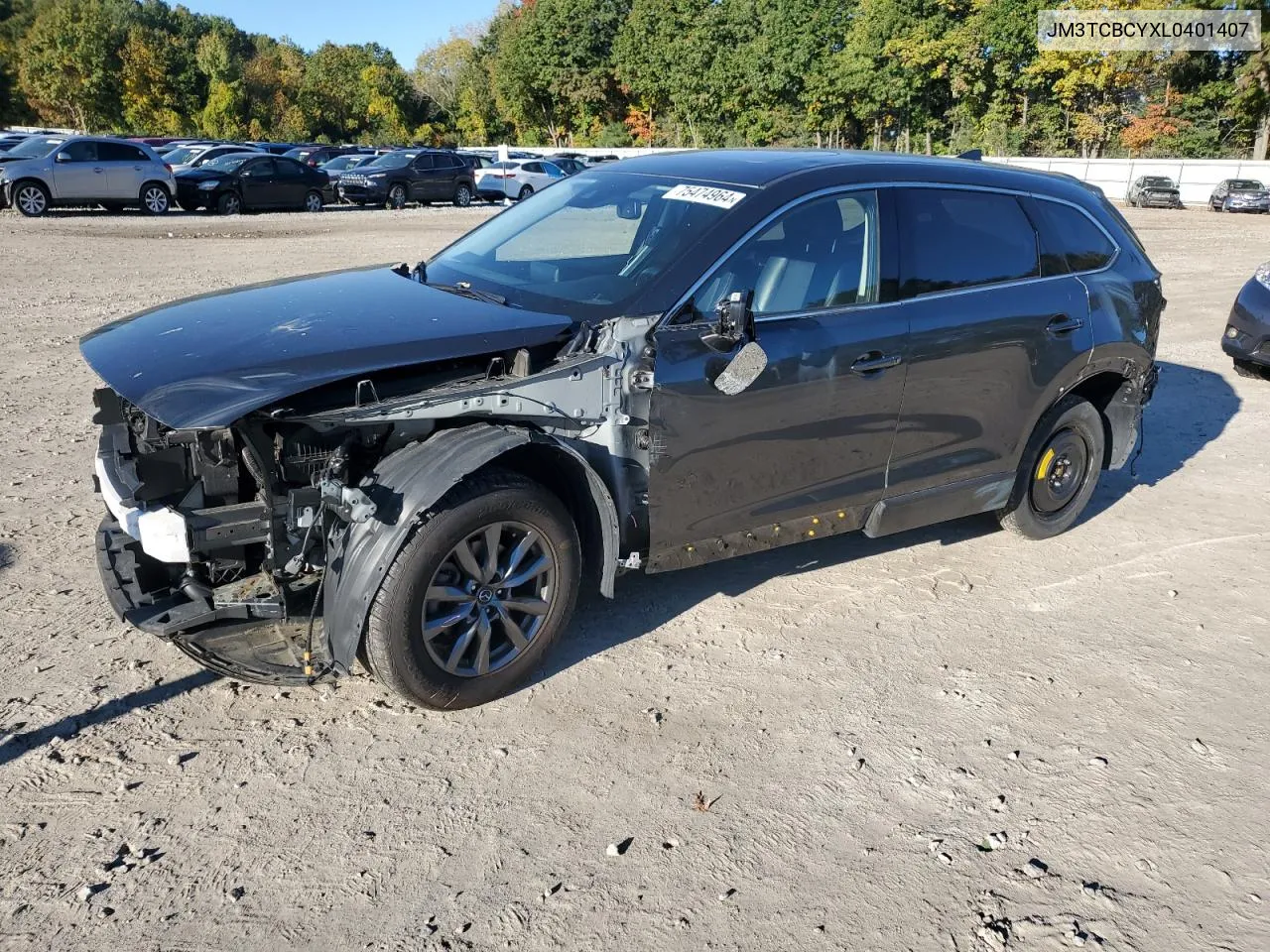 JM3TCBCYXL0401407 2020 Mazda Cx-9 Touring