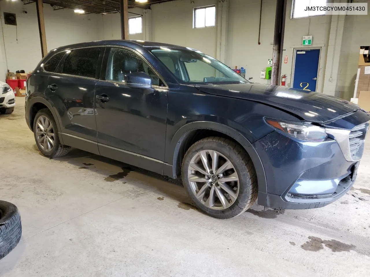 2021 Mazda Cx-9 Touring VIN: JM3TCBCY0M0451430 Lot: 51271544