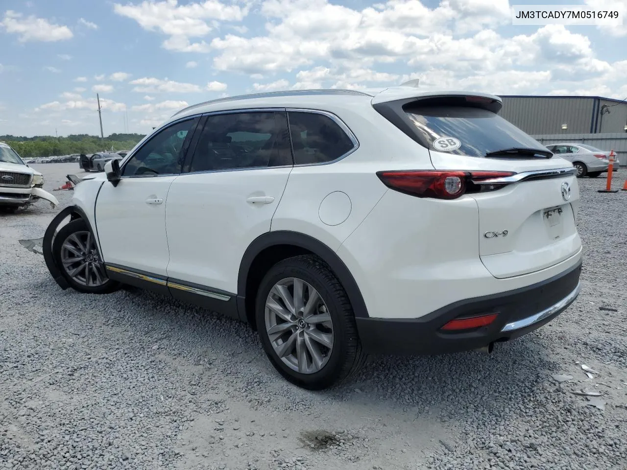 2021 Mazda Cx-9 Grand Touring VIN: JM3TCADY7M0516749 Lot: 60359274