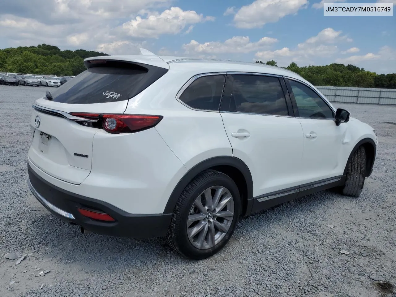 2021 Mazda Cx-9 Grand Touring VIN: JM3TCADY7M0516749 Lot: 60359274