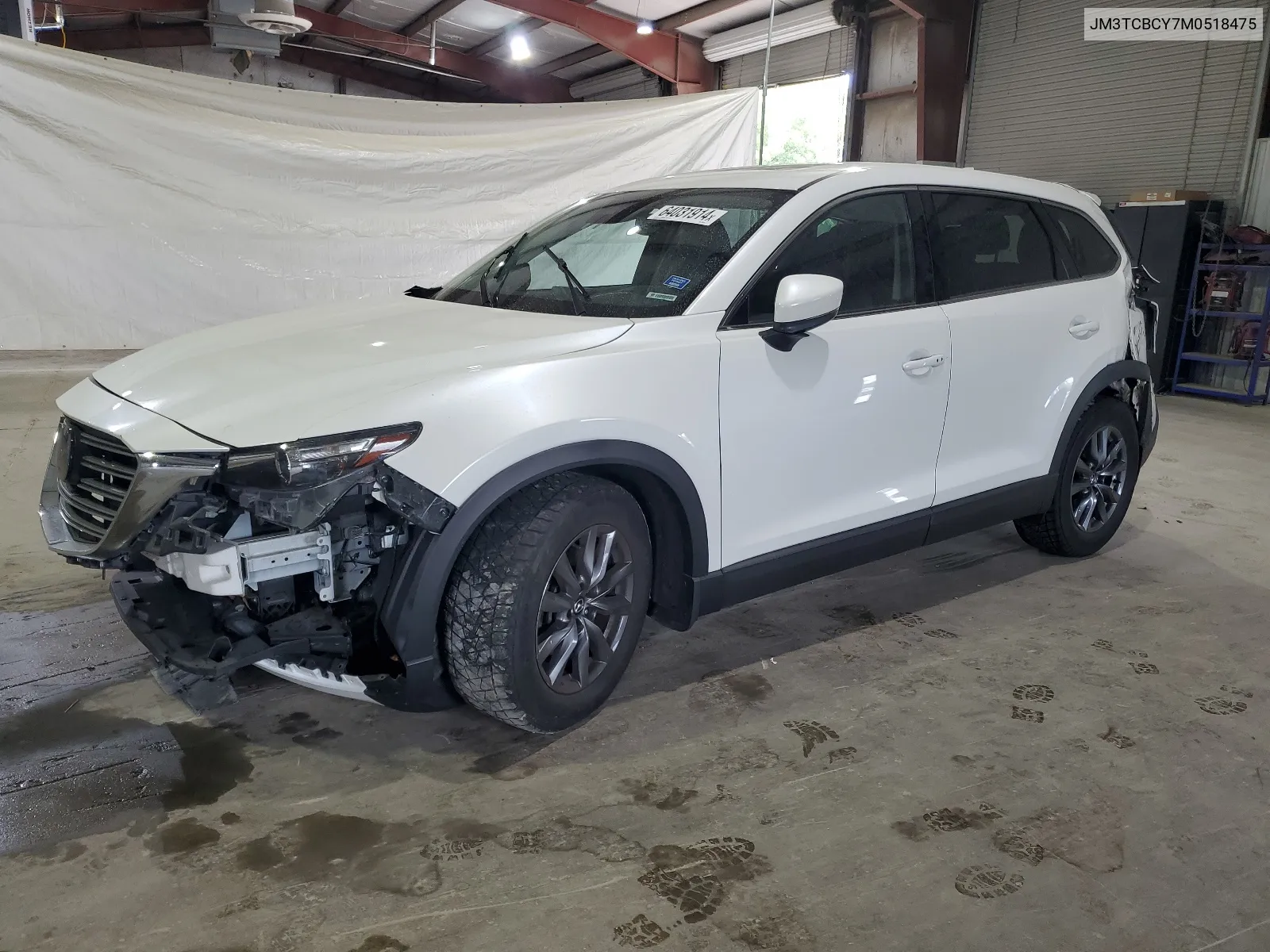 2021 Mazda Cx-9 Touring VIN: JM3TCBCY7M0518475 Lot: 64031914