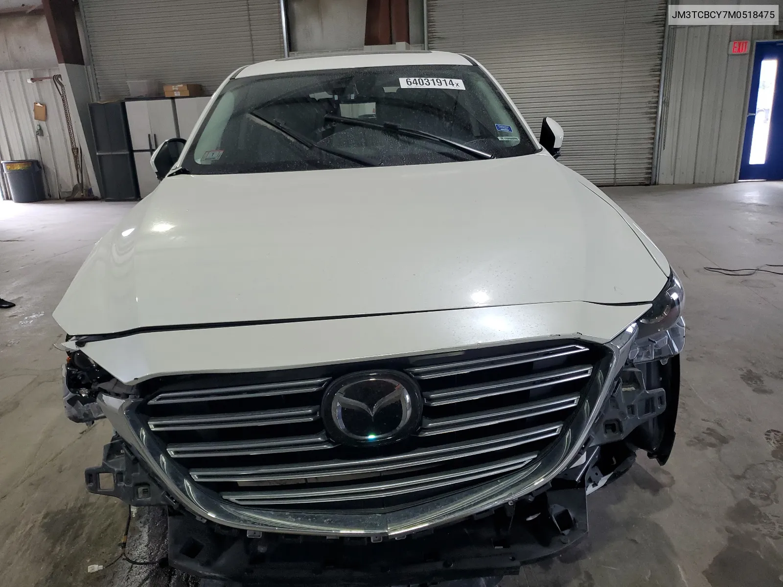 2021 Mazda Cx-9 Touring VIN: JM3TCBCY7M0518475 Lot: 64031914