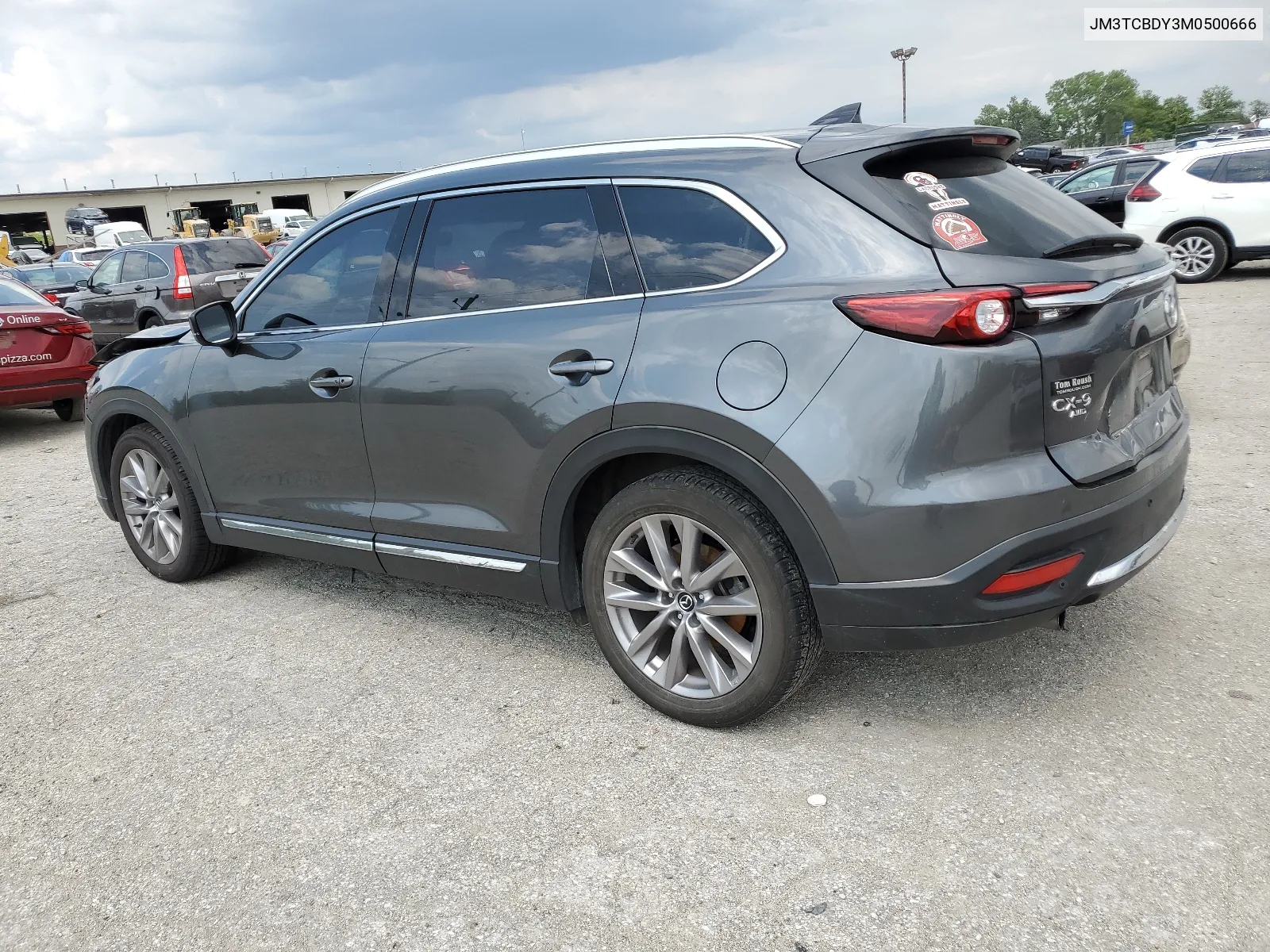 2021 Mazda Cx-9 Grand Touring VIN: JM3TCBDY3M0500666 Lot: 64039264