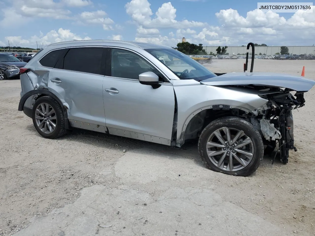 2021 Mazda Cx-9 Grand Touring VIN: JM3TCBDY2M0517636 Lot: 64440224