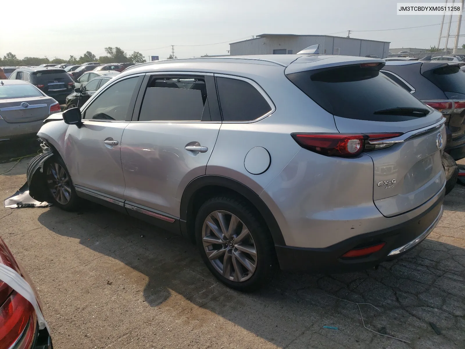 2021 Mazda Cx-9 Grand Touring VIN: JM3TCBDYXM0511258 Lot: 66330174