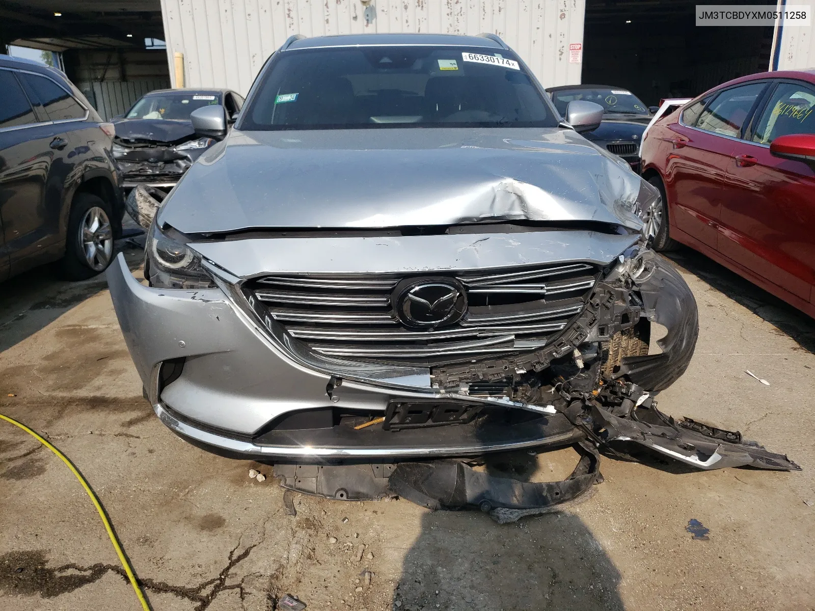 2021 Mazda Cx-9 Grand Touring VIN: JM3TCBDYXM0511258 Lot: 66330174