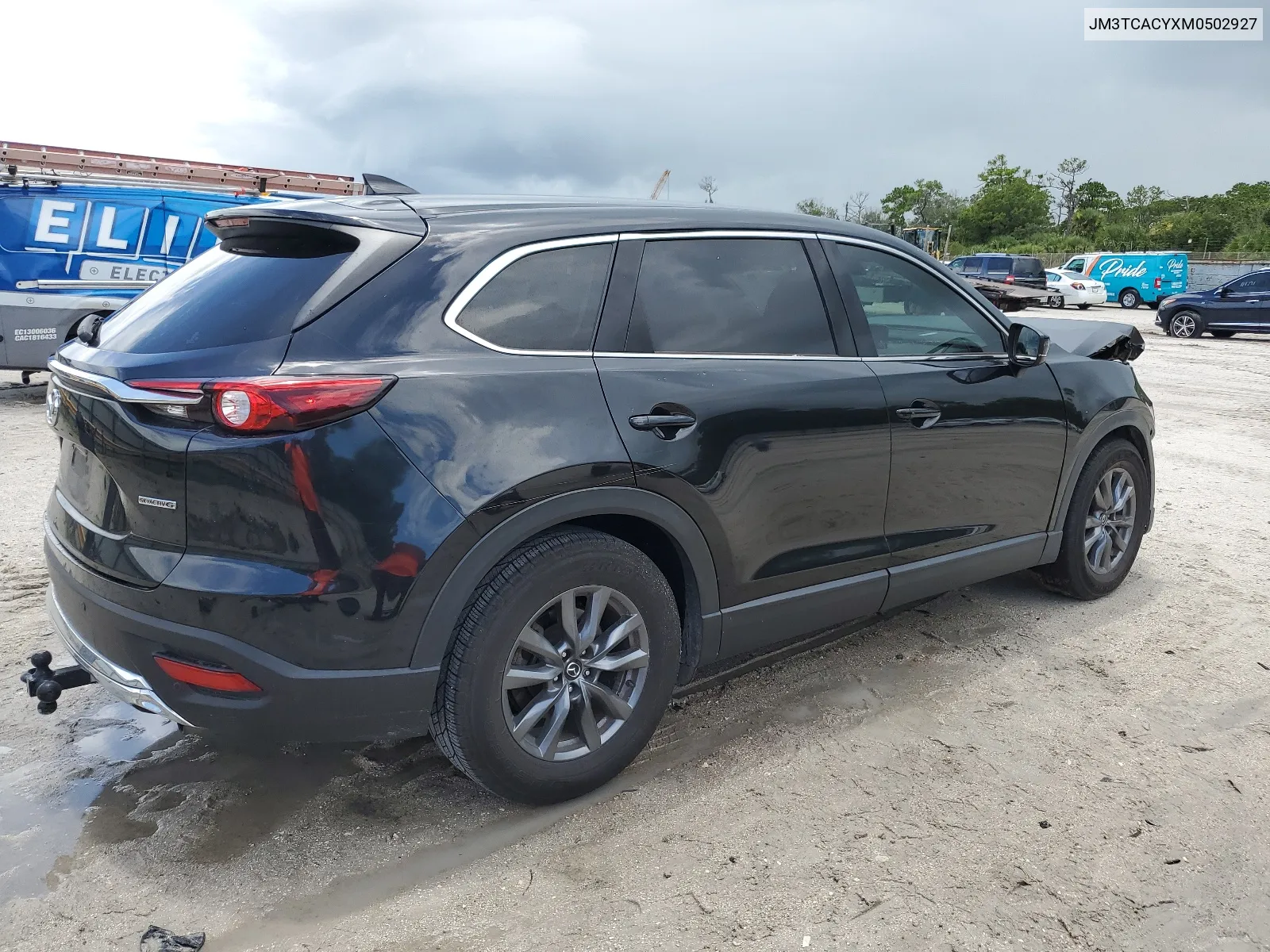 2021 Mazda Cx-9 Touring VIN: JM3TCACYXM0502927 Lot: 66365154