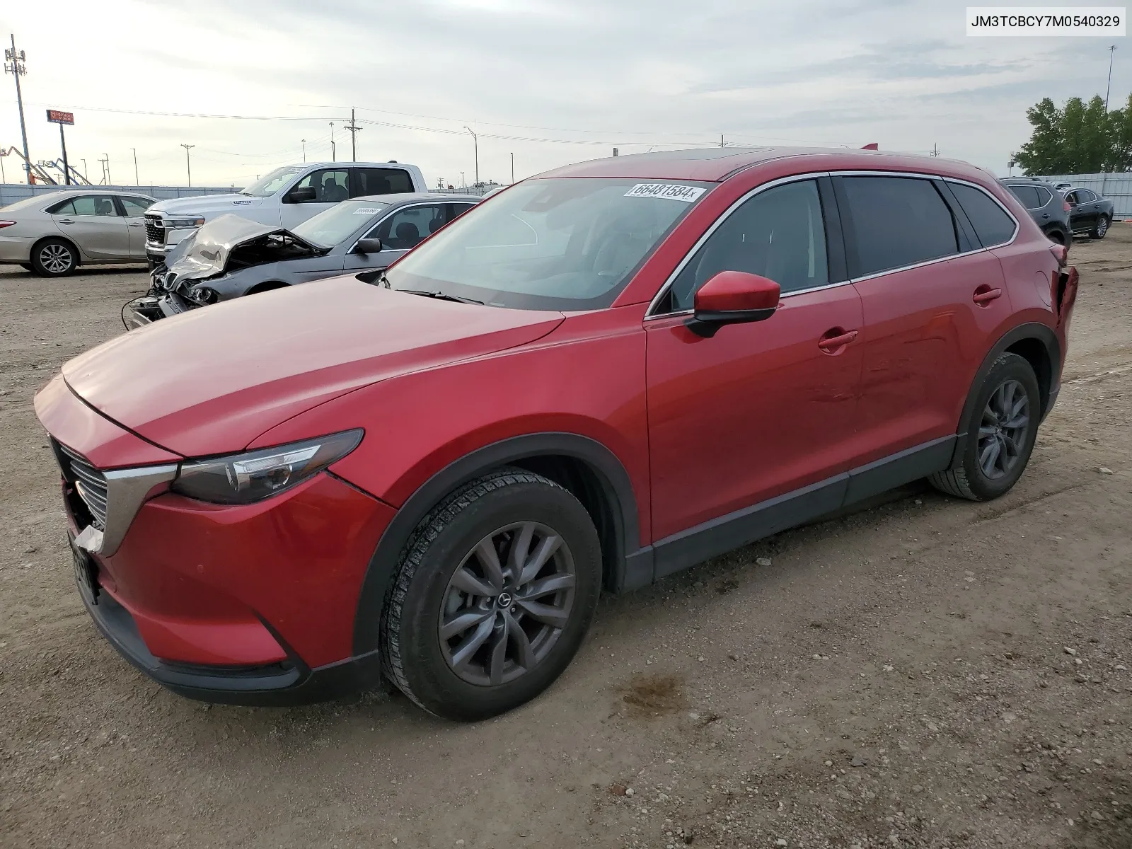 2021 Mazda Cx-9 Touring VIN: JM3TCBCY7M0540329 Lot: 66481584