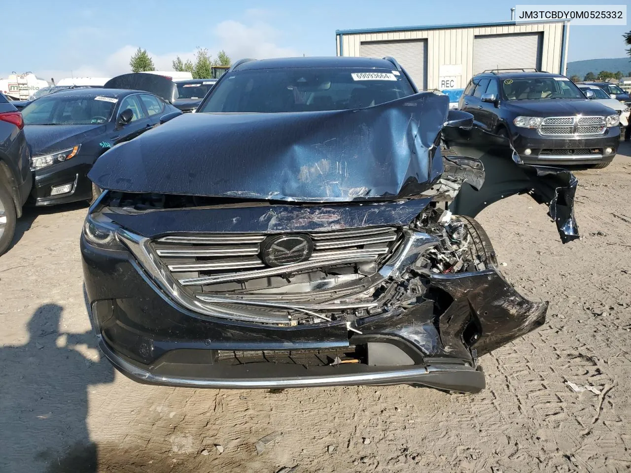 2021 Mazda Cx-9 Grand Touring VIN: JM3TCBDY0M0525332 Lot: 69093664