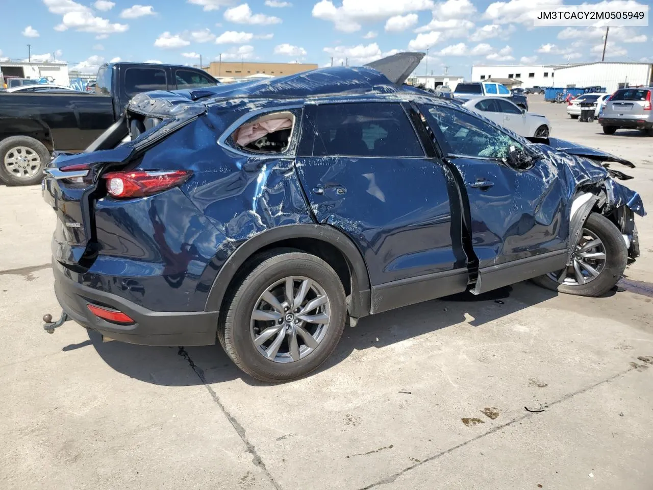 2021 Mazda Cx-9 Touring VIN: JM3TCACY2M0505949 Lot: 69213014