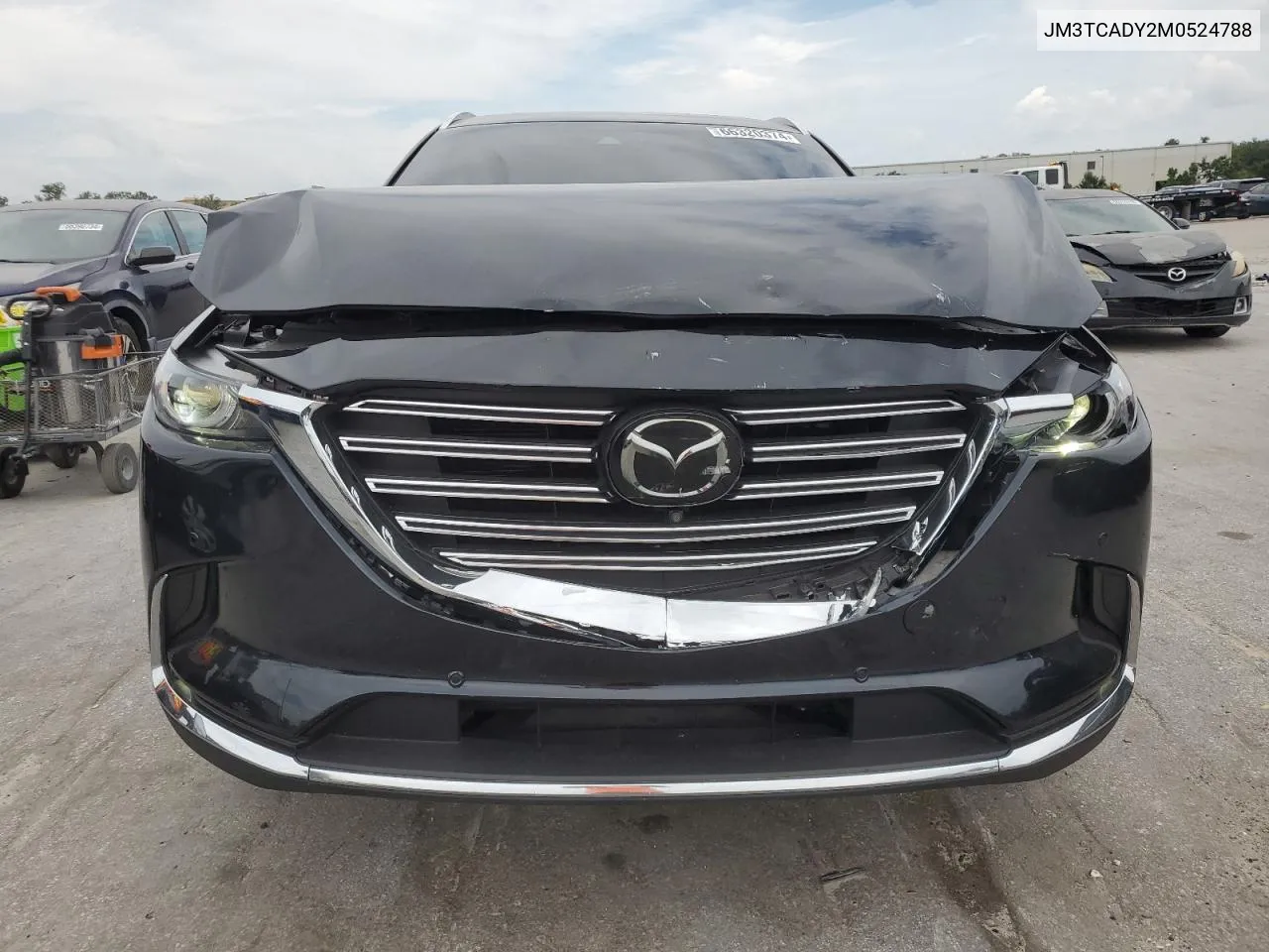 2021 Mazda Cx-9 Grand Touring VIN: JM3TCADY2M0524788 Lot: 69298604