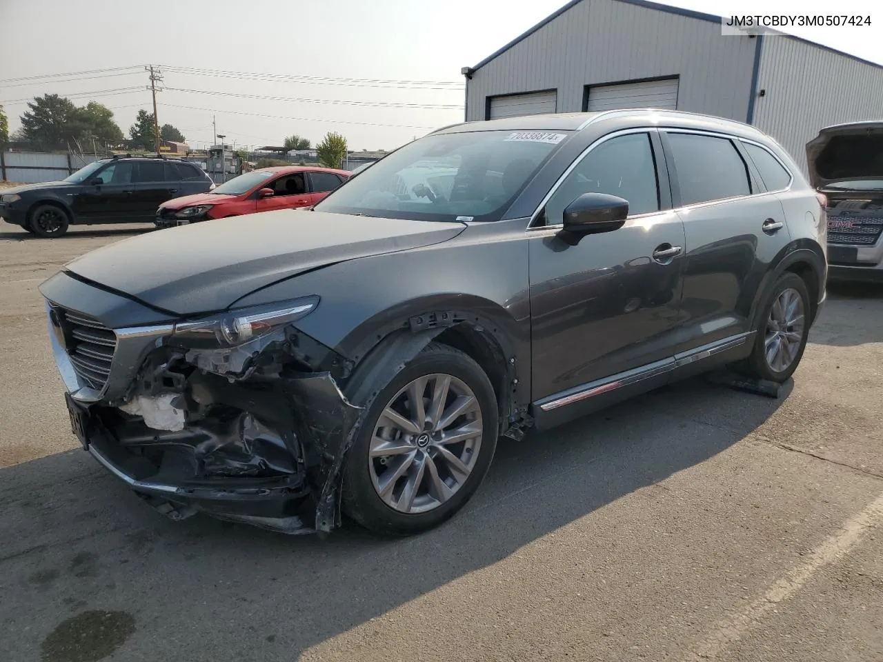 2021 Mazda Cx-9 Grand Touring VIN: JM3TCBDY3M0507424 Lot: 70338874