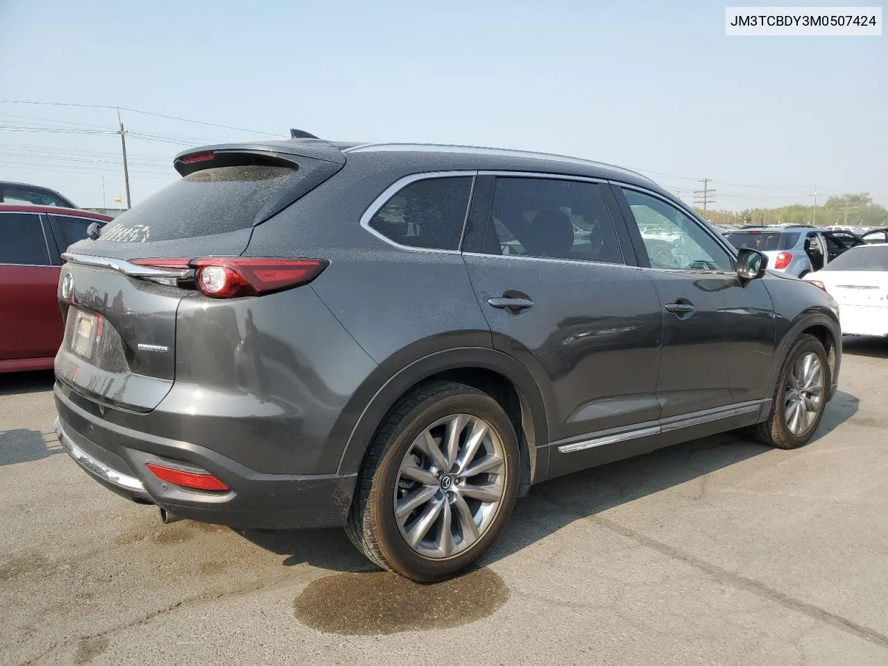 2021 Mazda Cx-9 Grand Touring VIN: JM3TCBDY3M0507424 Lot: 70338874