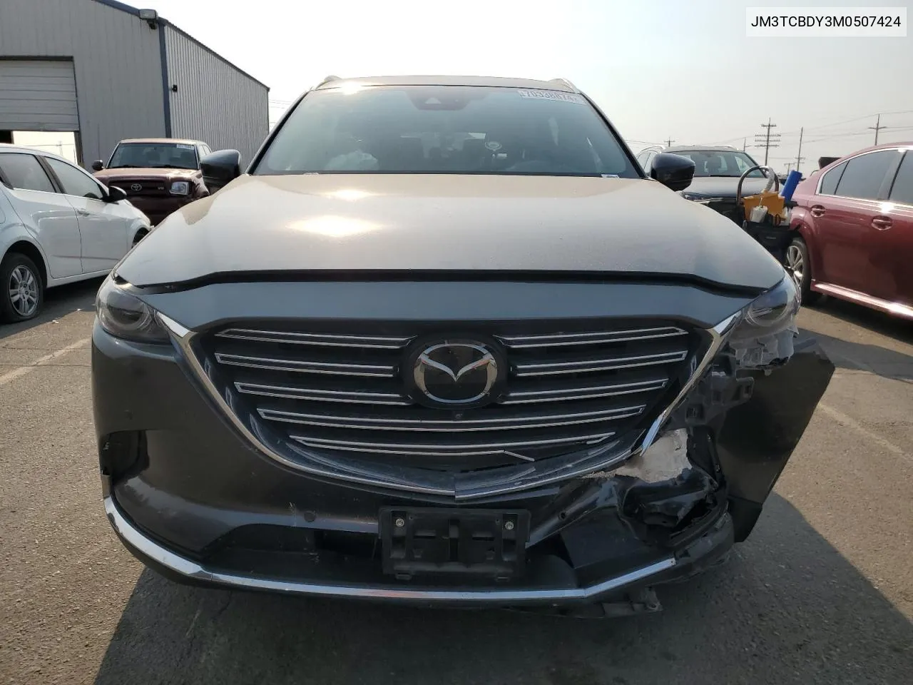 2021 Mazda Cx-9 Grand Touring VIN: JM3TCBDY3M0507424 Lot: 70338874