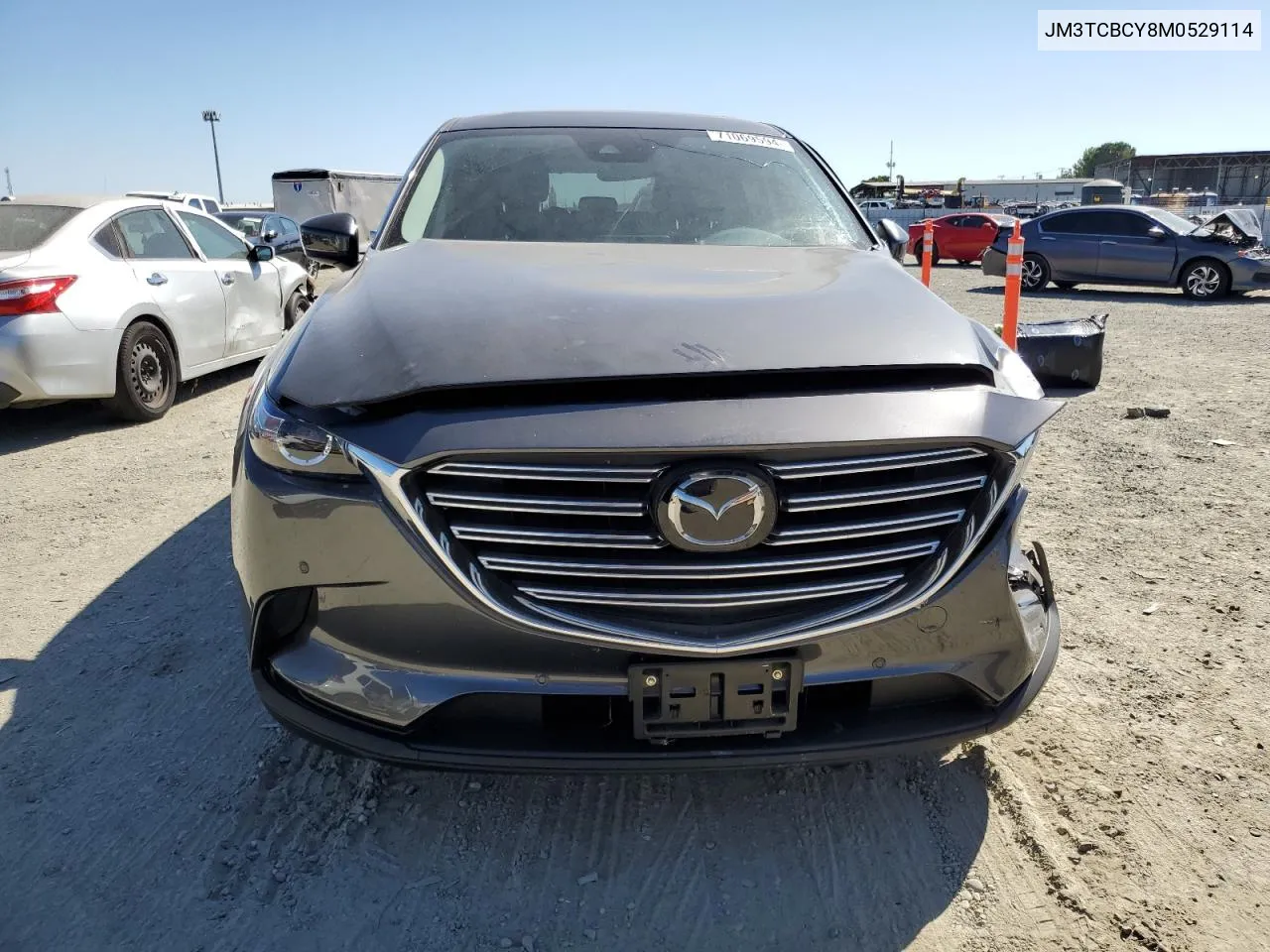 2021 Mazda Cx-9 Touring VIN: JM3TCBCY8M0529114 Lot: 71069594