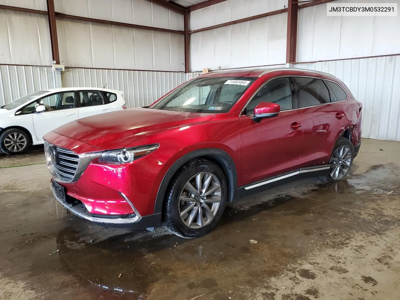 2021 Mazda Cx-9 Grand Touring VIN: JM3TCBDY3M0532291 Lot: 71580464