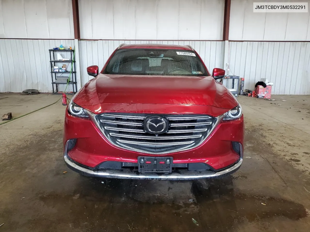 2021 Mazda Cx-9 Grand Touring VIN: JM3TCBDY3M0532291 Lot: 71580464