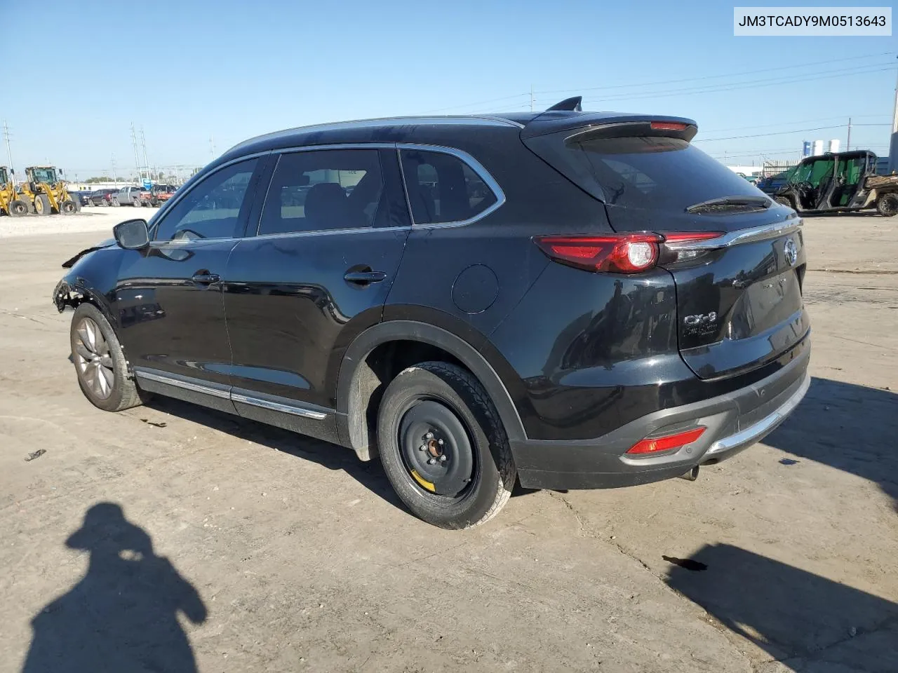 2021 Mazda Cx-9 Grand Touring VIN: JM3TCADY9M0513643 Lot: 71626194