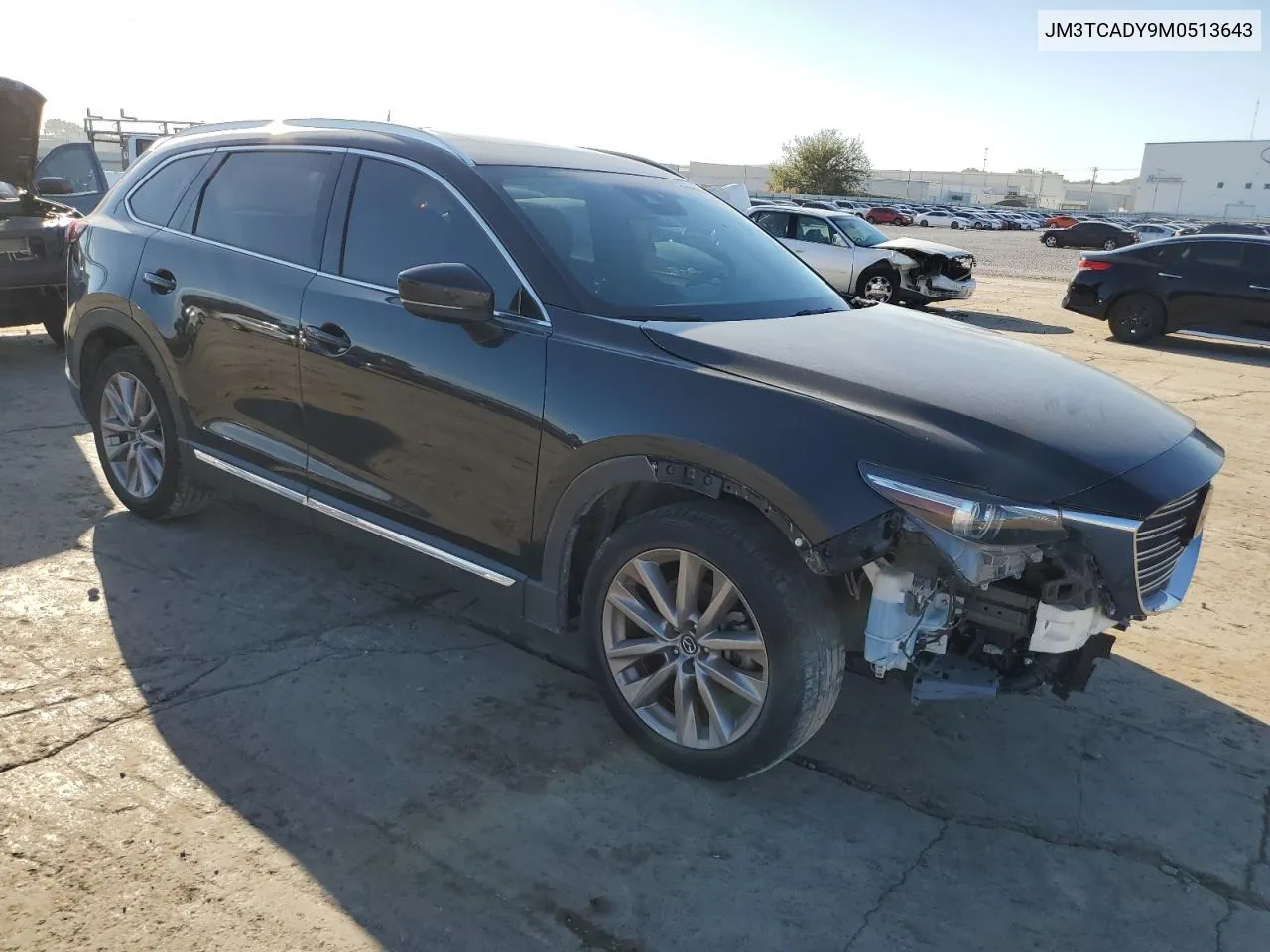 2021 Mazda Cx-9 Grand Touring VIN: JM3TCADY9M0513643 Lot: 71626194